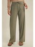 Wishlist Solid Green Down Time Pants in Olive Size S - photo 2