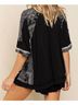 Pol Black Not So Basic Knit Top in Black Size S - photo 3