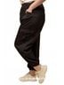 Gilli Solid Black Drawstring Satin Cargo Joggers - Plus in Black Size 1X - photo 4