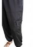 Gilli Solid Black Drawstring Satin Cargo Joggers - Plus in Black Size 3X - photo 6