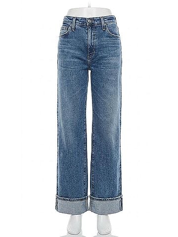 AG Jeans High Rise Wide Leg Jeans in 18yatl (view 1)