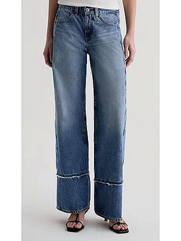 AG Jeans Adria Low Rise Paneled Fit Jeans in Socialite (view 2)