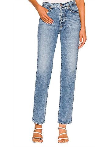 AG Jeans Alexxis Straight Leg Jeans in Athens (view 2)