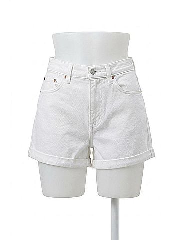 Blank NYC Women's Head In The Clouds Short in White (view 1)