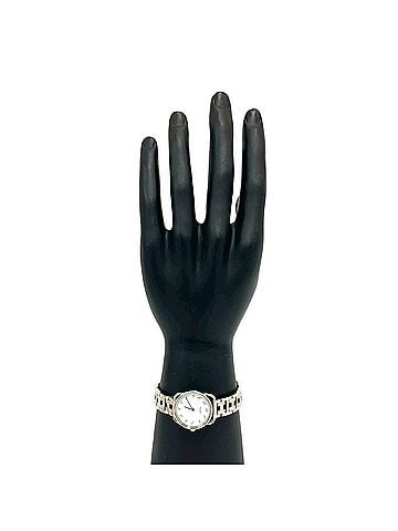 Hermès HERMES Vintage Arceau Stainless Steel Quartz Wristwatch, Silver, 39681 (view 2)