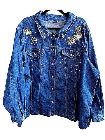 The Quacker Factory Denim Jacket (view 1)