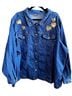The Quacker Factory Blue Denim Jacket Size 3X - photo 1