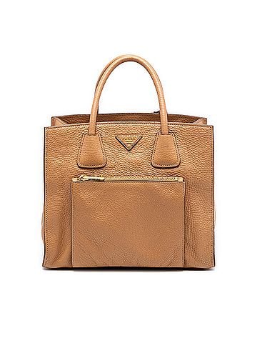 Prada Vitello Daino Front Pocket Open Convertible Tote (view 1)