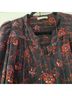Ulla Johnson Floral Stripes Black Gold Long Sleeve Blouse Size 0X - photo 4