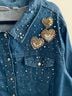 The Quacker Factory Blue Denim Jacket Size 3X - photo 5