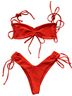 Zaful Red Two Piece Swimsuit Size 6 - photo 1