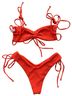 Zaful Red Two Piece Swimsuit Size 6 - photo 2