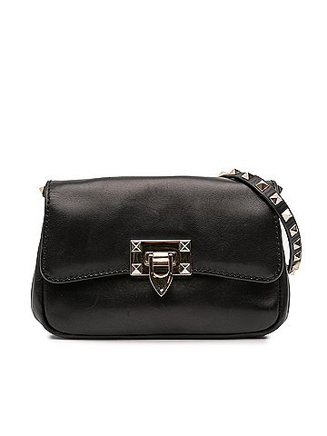 Valentino Small Leather Rockstud Crossbody (view 1)