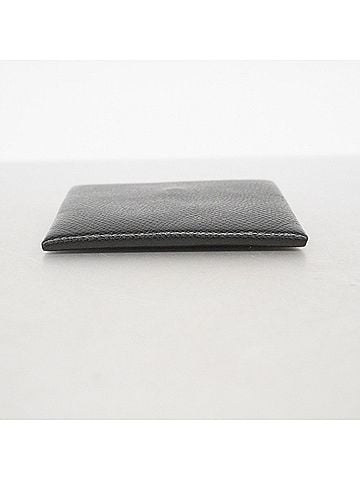 Hermès Hermes Bastia Verso Wallet/Coin Case, Veau Epsom Leather, Black, Canov, Y Stamp, Men's/Women's (view 2)