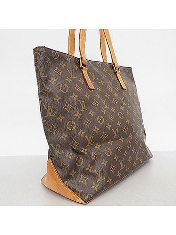Louis Vuitton Louis Vuitton Monogram Cabas Mezzo Tote Bag M51151 Brown Women's (view 2)