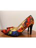 J. Renee Floral Multi Color Heels Size 7 - photo 6