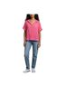 Inclán Studio 100% Silk Solid Pink Short Sleeve Blouse Size L - photo 4