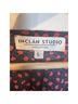 Inclán Studio 100% Cotton Polka Dots Red Blue Short Sleeve Blouse Size L - photo 3