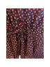 Inclán Studio 100% Cotton Polka Dots Red Blue Short Sleeve Blouse Size L - photo 5