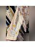 Free People 100% Cotton Floral Ivory Orange Jacket Size XS - photo 9