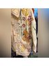 Free People 100% Cotton Floral Ivory Orange Jacket Size XS - photo 11
