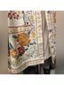 Free People 100% Cotton Floral Ivory Orange Jacket Size XS - photo 13