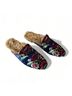 Joie 100% Silk Floral Blue Pink Mule/Clog Size 8 1/2 - photo 9