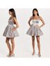 STAUD Silver Gray Cocktail Dress Size 0 - photo 4
