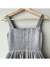 STAUD Silver Gray Cocktail Dress Size 0 - photo 7