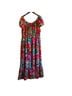 Shein Floral Red Pink Casual Dress Size 2X - photo 2