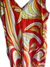 Luukse Print Red Yellow White Orange Casual Dress Size XL - photo 2