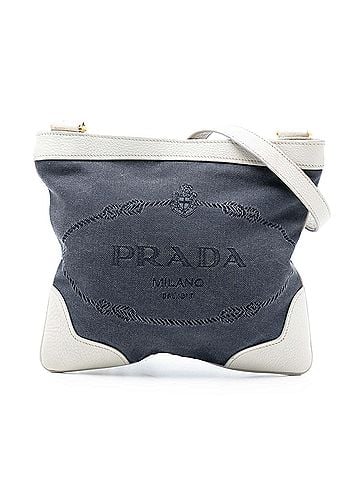 Prada Canvas Canapa Logo Crossbody (view 1)