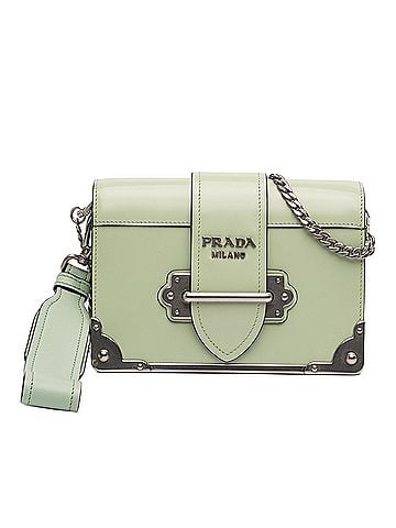 Prada Spazzolato Soft Calfskin Cahier Crossbody (view 1)