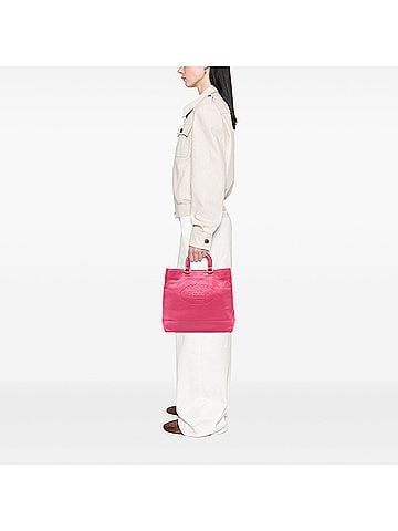 Prada Vitello Daino Canapa Logo Open Convertible Tote (view 2)