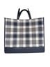 Coach Plaid Blue White Tote One size - photo 2