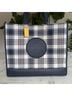 Coach Plaid Blue White Tote One size - photo 4