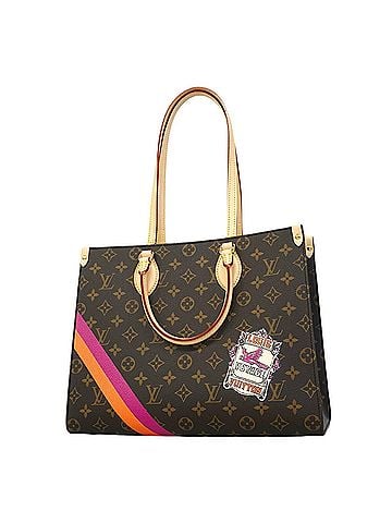 Louis Vuitton Louis Vuitton Monogram OnTheGo MM Tote Bag P01898 Brown (Women's) (view 1)