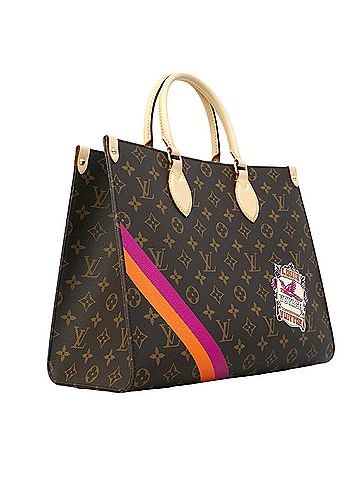 Louis Vuitton Louis Vuitton Monogram OnTheGo MM Tote Bag P01898 Brown (Women's) (view 2)