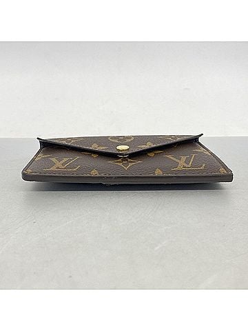 Louis Vuitton Louis Vuitton Monogram Portecarte Verso Wallet/Coin Case M69431 Brown Black Men's/Women's (view 2)