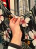 Lush Floral Black Multi Color Casual Dress Size S - photo 3