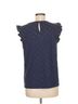 Draper James 100% Cotton Blue Sleeveless Blouse Size M - photo 2
