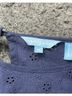 Draper James 100% Cotton Blue Sleeveless Blouse Size M - photo 4