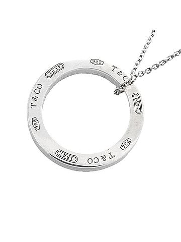Tiffany & Co. Tiffany & Co. Necklace 1837 Circle Sterling Silver 925 Women's (view 1)