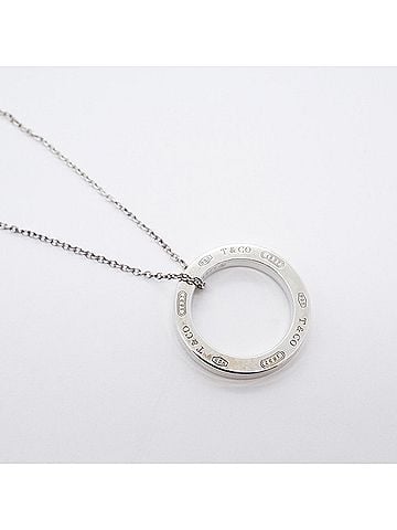 Tiffany & Co. Tiffany & Co. Necklace 1837 Circle Sterling Silver 925 Women's (view 2)