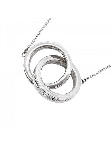 Tiffany & Co. Tiffany & Co. 1837 Interlocking Necklace, Sterling Silver 925, Women's (view 1)