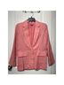 STAUD 100% Linen 100% Cotton Solid Pink Orange Blazer Size XS - photo 10
