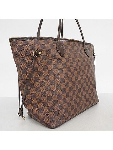 Louis Vuitton Louis Vuitton Damier Neverfull MM Tote Bag N51105 Ebene Women's OP007574 (view 2)