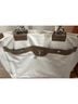 Coach 100% Leather White Brown Leather Satchel One size - photo 3