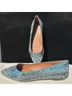 Sundance Green Silver Flats Size 9 1/2 - photo 5