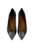 Sundance Green Silver Flats Size 9 1/2 - photo 1